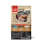 Orijen Amazing Grains Puppy Formula Dry Dog Food back of bag.