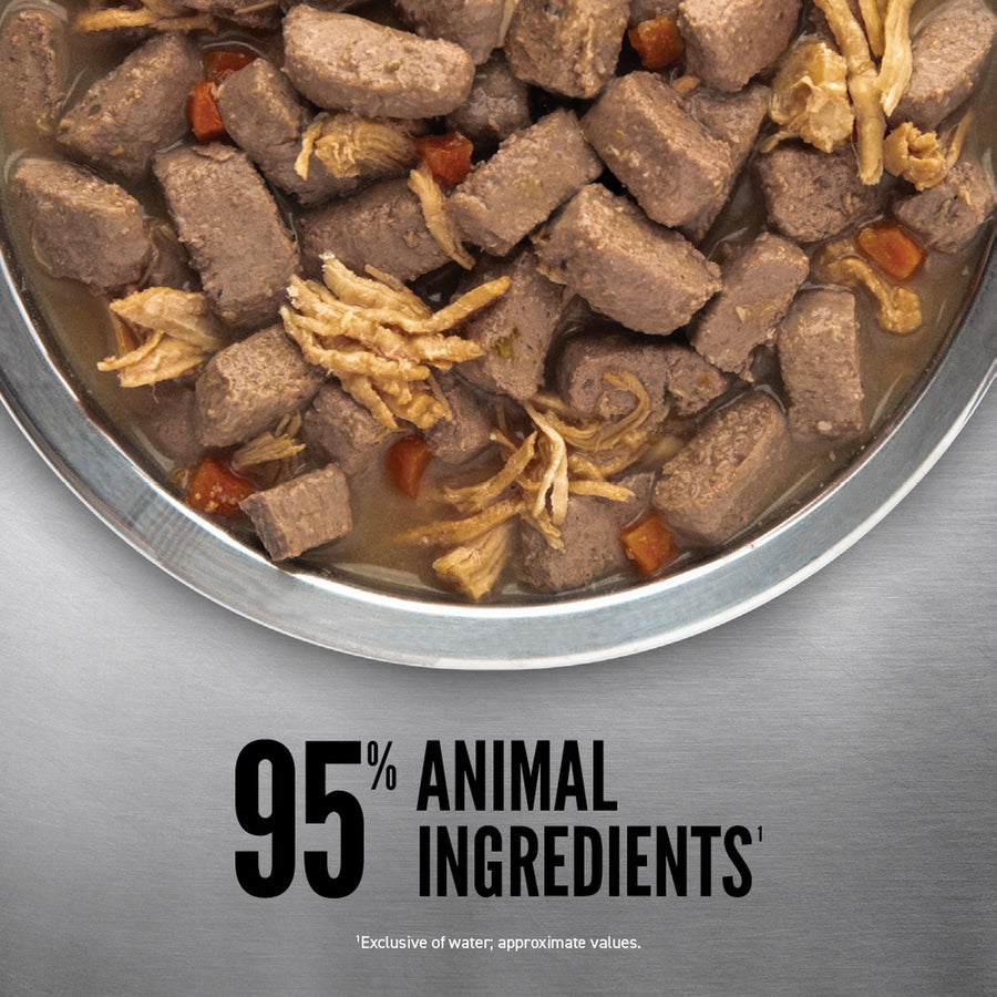 95% Animal Ingredients.