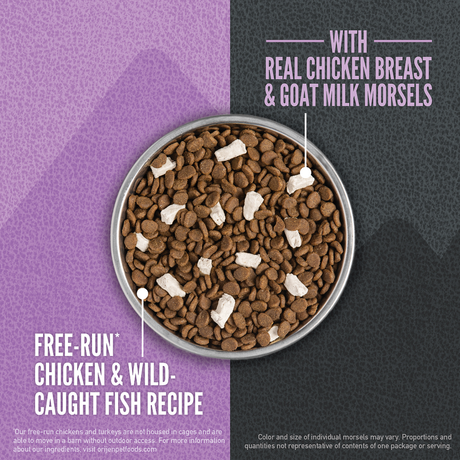 Ingredients Details on Orijen Wild Reserve Chicken and Fish Kitten Recipe Dry Food