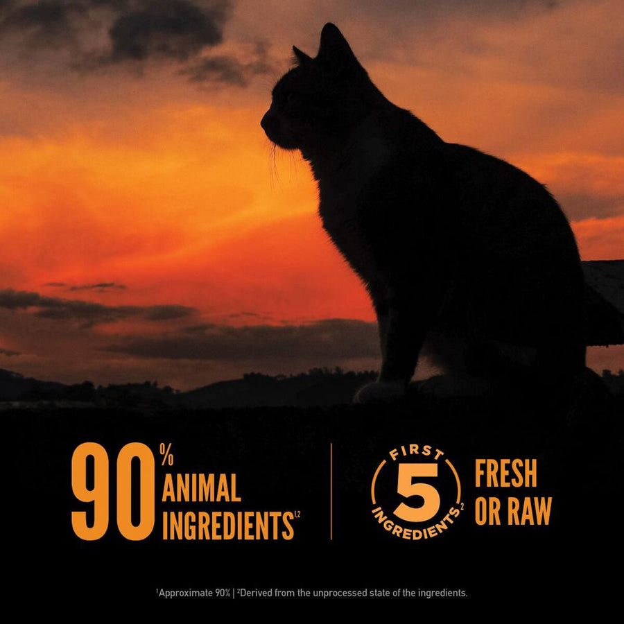 First 5 Ingredients Fresh or Raw 90% Animal Ingredients of Orijen Wild Reserve Free-Run Chicken & Wild-Caught Fish Recipe Dry Cat Food
