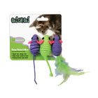 OurPets Three Twined Mice Cat Toys Front Packaging