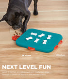 Outward Hound Dog Casino Interactive Treat Puzzle Dog Toy Size is 14 x 12 inches