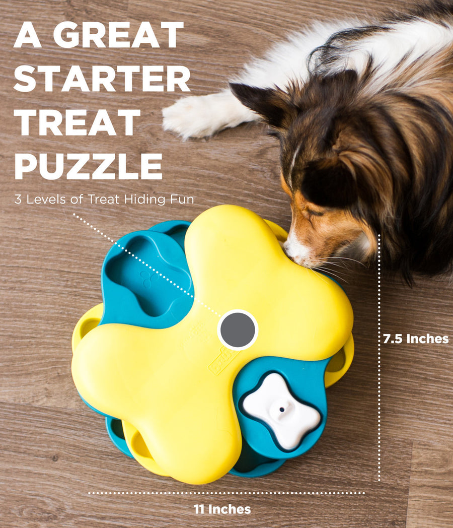 11 x 7.5 inches Outward Hound Dog Tornado Interactive Treat Puzzle Dog Toy