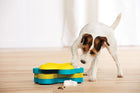 Dog playing with Outward Hound Dog Tornado Interactive Treat Puzzle Dog Toy