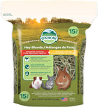 Front bag of Oxbow Animal Health Hay Blends Western Timothy & Orchard 15oz