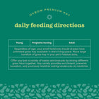 Daily Feeding Directions of Oxbow Animal Health Hay Blends Western Timothy & Orchard