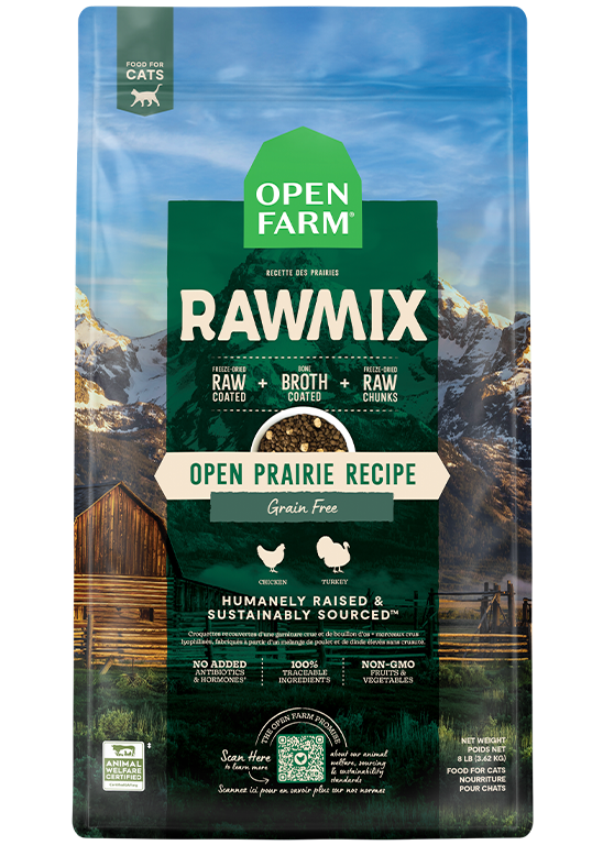 Open Farm RawMix Open Prairie Grain Free Dry Cat Food