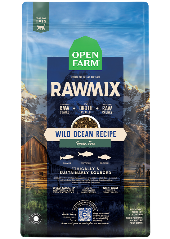 Open Farm RawMix Wild Ocean Grain Free Dry Cat Food