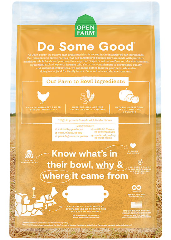 Open Farm Harvest Chicken & Ancient Grains Dry Dog Food