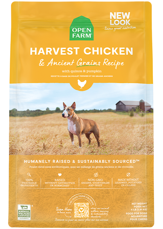 Open Farm Harvest Chicken & Ancient Grains Dry Dog Food