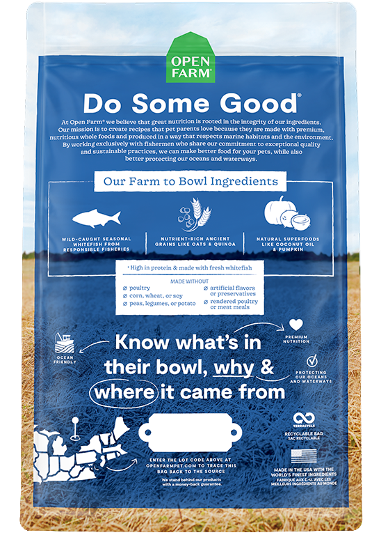 Open Farm Catch-of-the-Season Whitefish & Ancient Grains Dry Dog Food