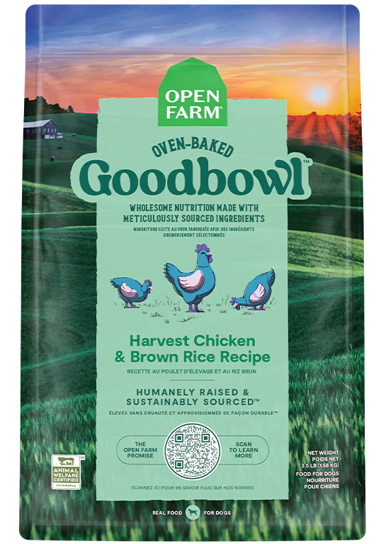 Open Farm Goodbowl Harvest Chicken and Brown Rice Recipe Dry Dog Food