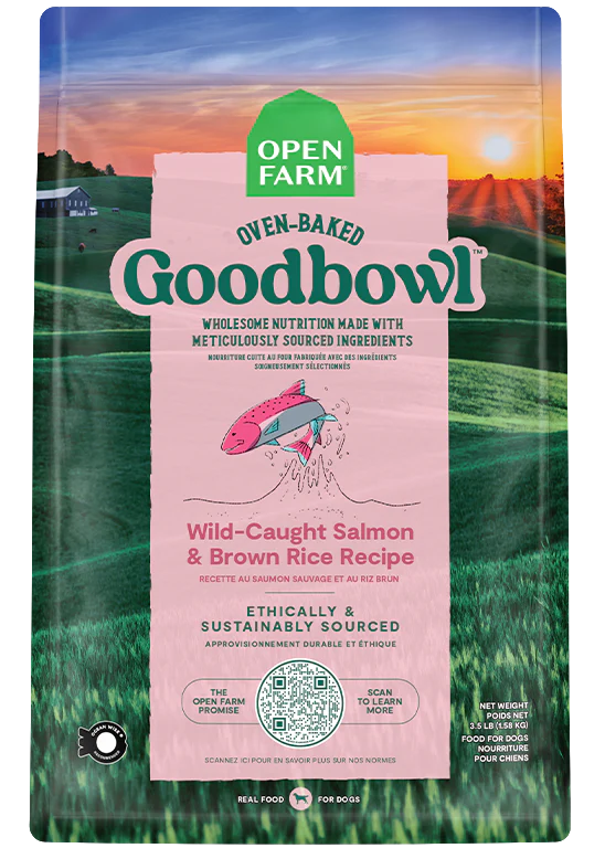 Open Farm Goodbowl Wild-Caught Salmon and Brown Rice Recipe Dry Dog Food