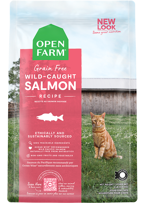 Open Farm Grain Free Wild Caught Salmon Dry Cat Food