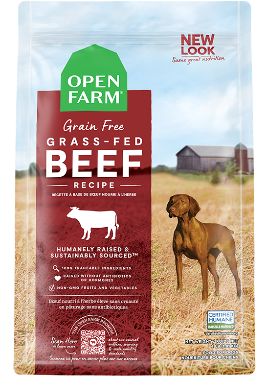 Open Farm Grain Free Grass-Fed Beef Dry Dog Food