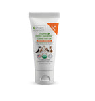 Front Bottle of PURE and Natural Pet Tooth Gel. This USDA Certified Canine Tooth Gel is essential to help freshen your dog’s breath, remove tartar, and fight plaque without any preservatives, dyes, or chemicals.