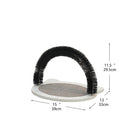 15 x 13 x 11.5 inches size of PetPals Nifty Cat Massager and Scratching Pad