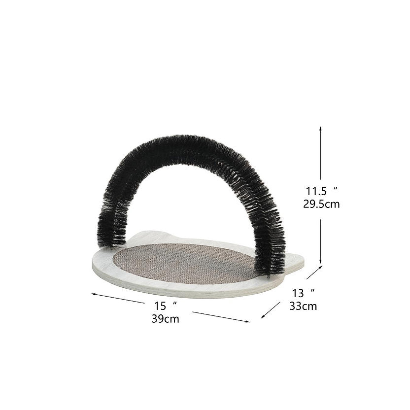 15 x 13 x 11.5 inches size of PetPals Nifty Cat Massager and Scratching Pad