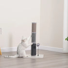 PetPals Urbane Grey Multi-Activity Scratching Post is the perfect scratcher for your active pet. 