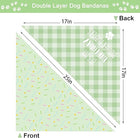 Double layer of Pet Birthday Bandana Large 