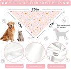Pet Birthday Bandana Large are suitable for most pets 