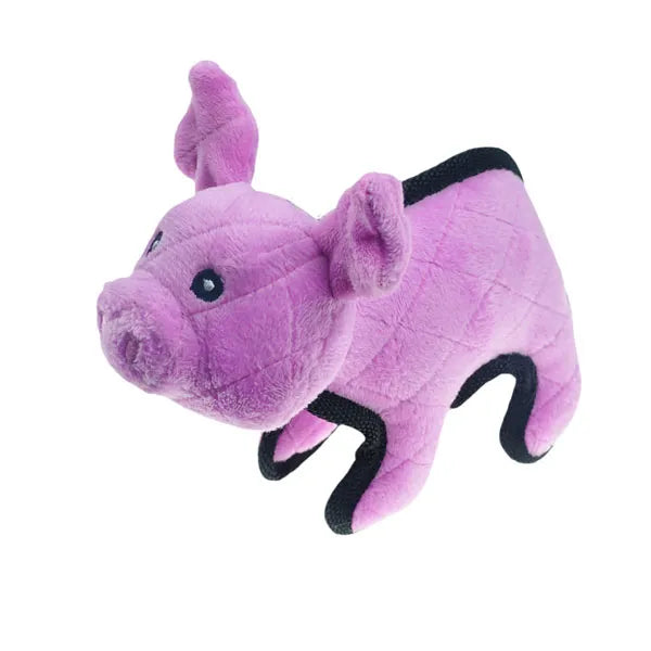 Pet Park Blvd Tuffimals Pig Plush Dog Toy