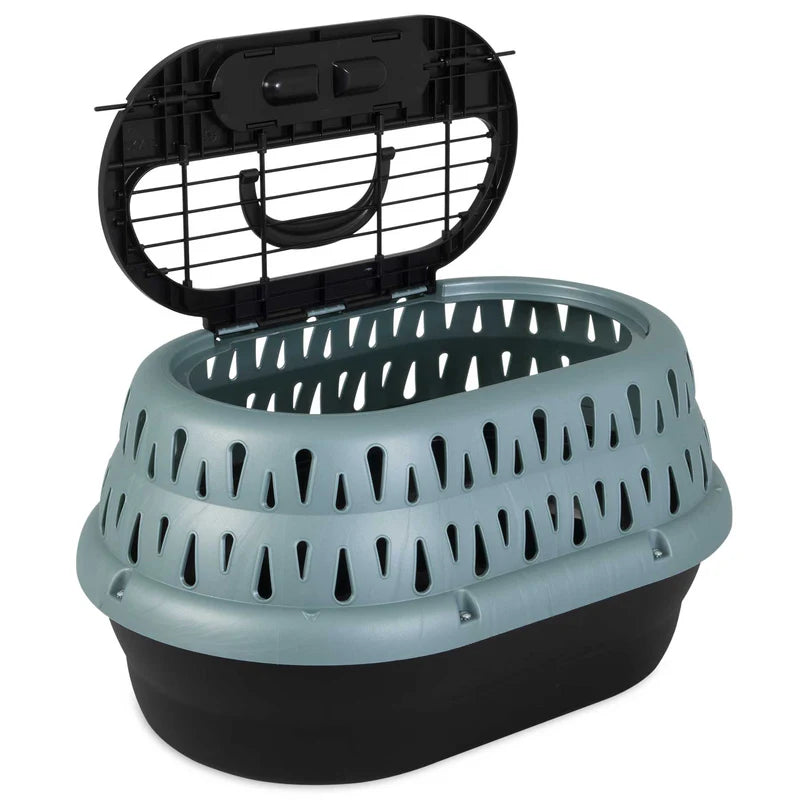Petmate Top Load Cat Kennel in color green forest