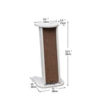 10 x 11 x 22.5 9.5 inches sizing of Petpals Wafer Furniture Protector Cat Scratcher 2 Pack