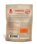 Plato Hundur's Thinkers Chicken Meat Stick Dog Treats 10oz, Back Pouch