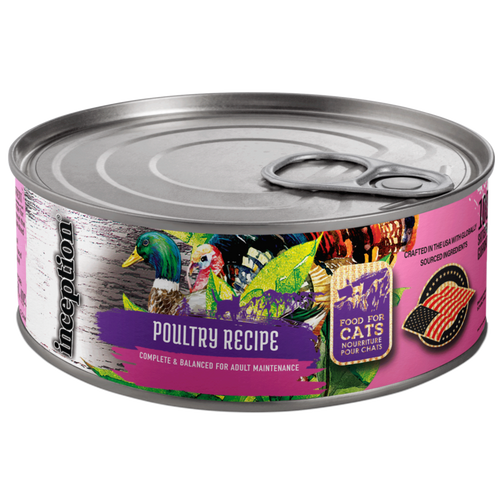 Inception Grain Free Poultry Recipe Canned Cat Food