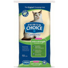 Front bag of Premium Choice Carefree Unscented Clumping All Natural Cat Litter 25 lbs