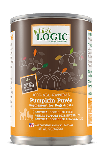 Nature's Logic Pumpkin Puree For Dogs and Cats