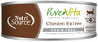 PureVita Grain Free 96% Real Chicken Entree Canned Cat Food front of can.