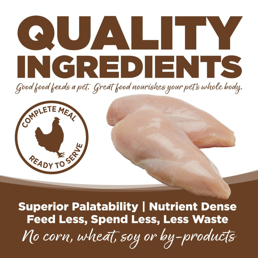 PureVita Grain Free Chicken Entrée Tetra Pak Wet Dog Food Quality Ingriedents, good food feeds a pet. Great food nourishes your pet's whole body. 