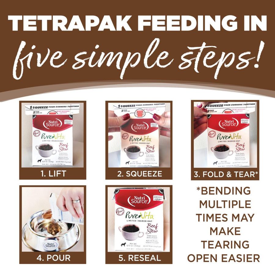 PureVita Grain Free Chicken Entrée Tetra Pak Wet Dog Food in 5 Simple Steps