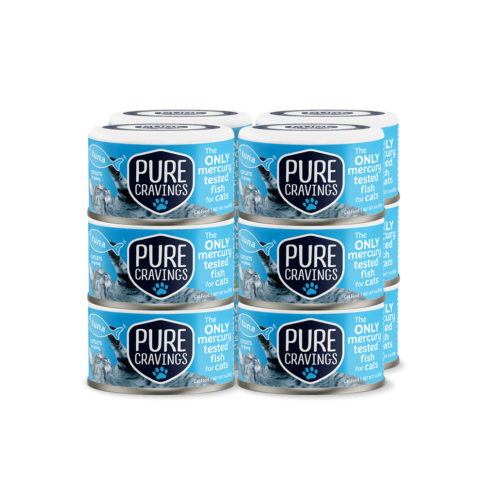 Pure Cravings Cutlets In Gravy Tuna Canned Cat Food 12 Pack.