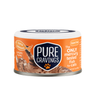 Pure Cravings Cutlets In Gravy Tuna & Salmon Canned Cat Food front of can.