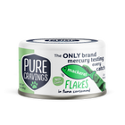 Pure Cravings Mackerel Flakes in Tuna Consomme Canned Cat Food front of can.