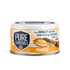 Pure Cravings Minced Tuna & Chicken Canned Cat Food front of can.