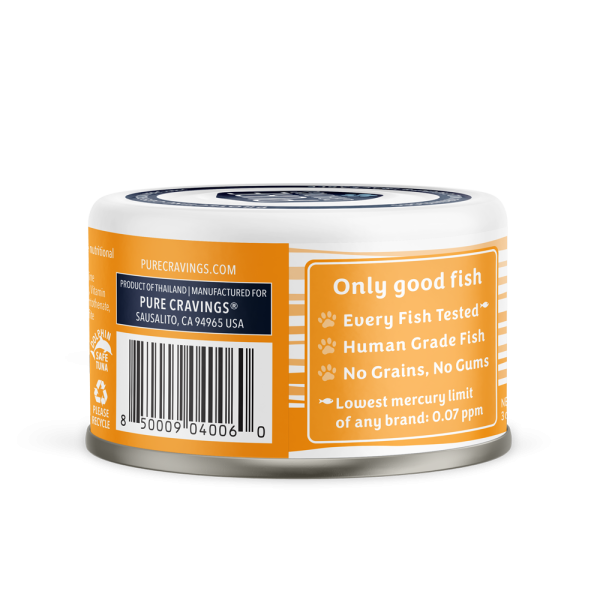 Pure Cravings Minced Tuna & Chicken Canned Cat Food UPC.
