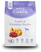 Purevita Lamb & Pumpkin Dry Dog Food front of bag.
