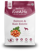 Purevita Salmon & Kale Dry Dog Food front of bag.