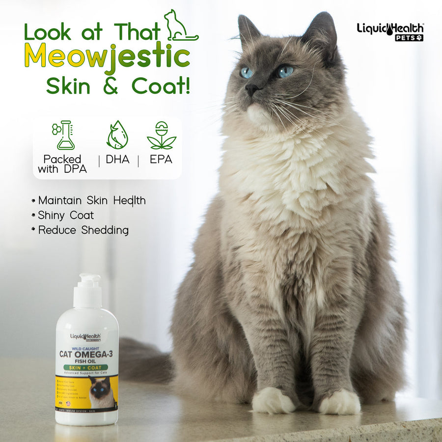 Maintain Skin Health, Shiny Coat and Reduce shedding 