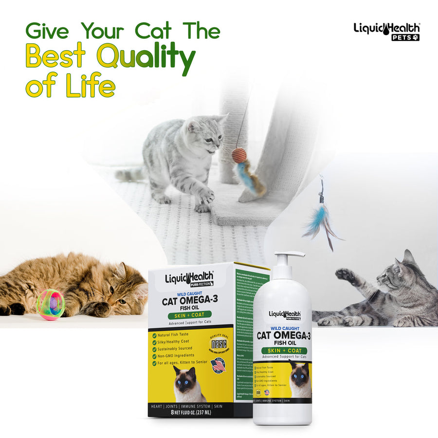 Liquid Health Purr-Fection Omega-3 Fish Oil For Cats