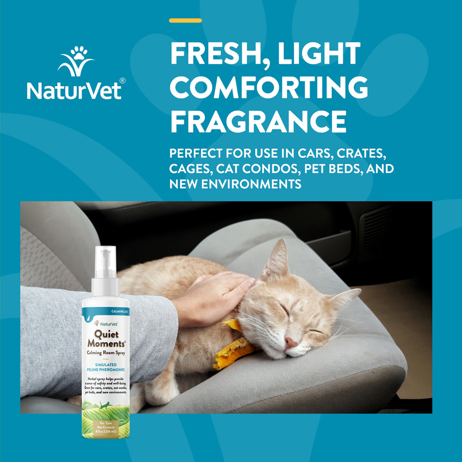 Naturvet Quiet Moments Calming Cat Room and Crate Spray