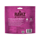 RAWZ Minnows Freeze Dried Cat Treats back of bag.