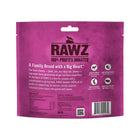 RAWZ Salmon & Goat's Milk Freeze Dried Cat Treats back of bag.