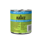 Front can of RAWZ Shredded Chicken Breast, Coconut Oil & New Zealand Green Mussels Recipe Canned Dog Food 10oz