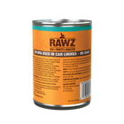 RAWZ Solutions Digestive Support Beef & Pumpkin Canned Dog Food back of can.