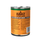 RAWZ Solutions Digestive Support Turkey & Pumpkin Canned Dog Food back of can.